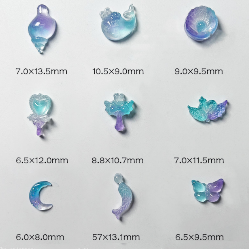 Night Lights Seahorse Fishtail Dolphin Shell Decoration